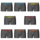 Lot de 8 boxers sans couture Gris Umbro