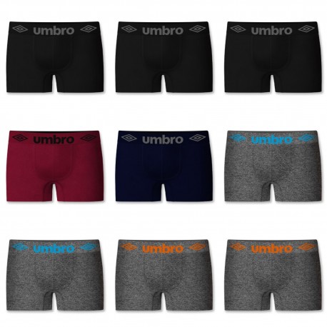 Lot de 9 boxers sans couture Umbro