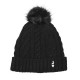 Bonnet femme Pompon Black