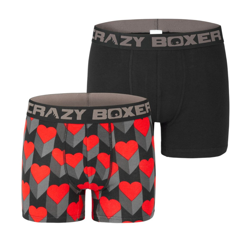Lot de 2 boxers homme en coton Bio Gots Love