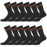Lot de 12 paires de chaussettes haute de travail Tekl