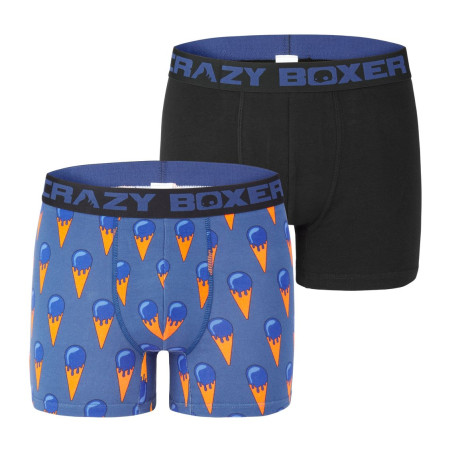 Lot de 2 boxers homme en coton Bio Gots Ice Cream