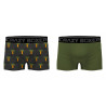 Lot de 2 boxers homme en coton Bio Gots Palmier