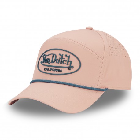 Casquette 6 panneaux filet mesh et patch rubber print Cordon