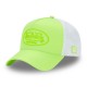 Casquette baseball premium fluo bicolore avec patch rubber print Fluo