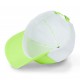 Casquette baseball premium fluo bicolore avec patch rubber print Fluo