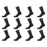 Lot de 12 paires de chaussettes haute de travail Tekl