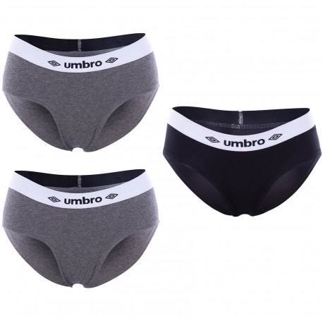 Femme Lot De 3 Boxers Femme Umbro Multicolore