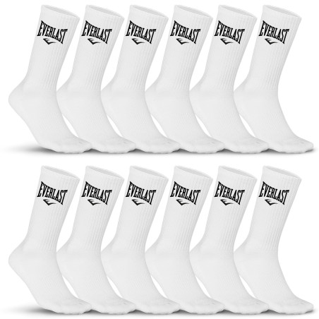 Lot de 12 Paires de Chaussettes Tennis Uni