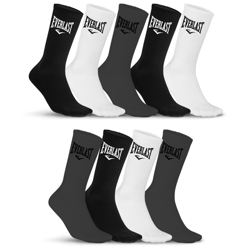 Lot de 9 Paires de Chaussettes Tennis Uni