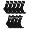 Lot de 9 Paires de Chaussettes Tennis Uni