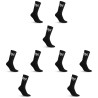 Lot de 9 Paires de Chaussettes Tennis Uni
