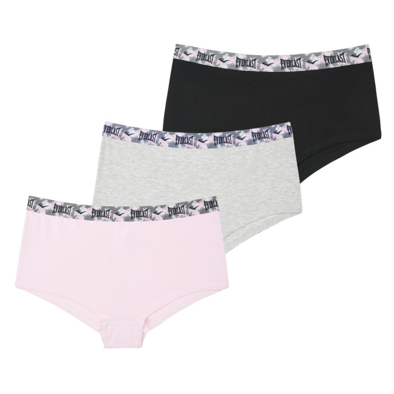 Lot de 3 shortys femme coton