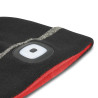 Bonnet LED avec 3 modes d'éclairages  et recharge via port USB