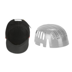 Casquette Homme avec coque de protection certifiée EN 812