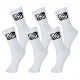 Lot de 6 paires de chaussettes tennis Freegun garçon Blanc