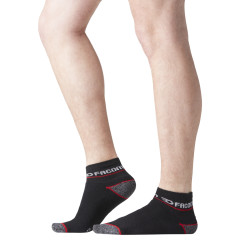 Lot de 3 Paires de Chaussettes Quarter de travail homme Red