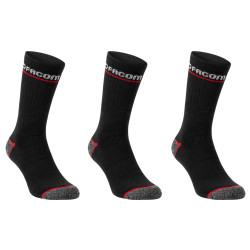 Lot de 3 Paires de Chaussettes longues de travail homme Red