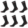 Lot de 6 Paires de Chaussettes longues de travail homme Red Lot de 6 Paires de Chaussettes longues de travail homme Red