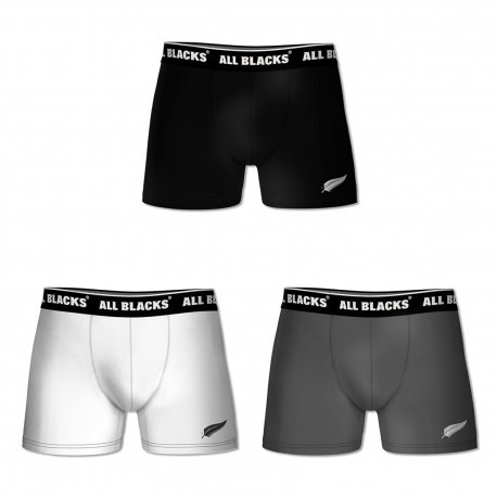 Boxers Homme All Blacks Soft Lot x 3