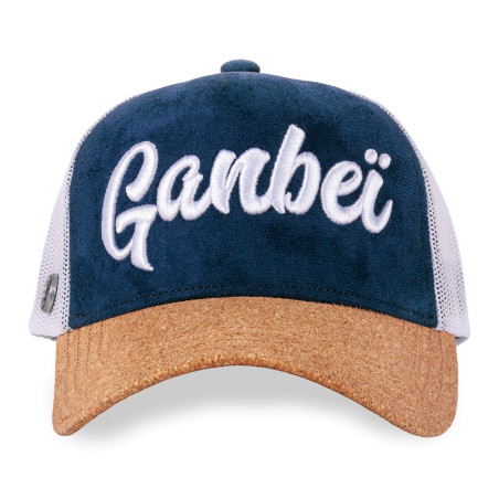 Casquette trucker avec filet et visière effet liège Madrid