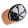 Casquette trucker avec filet et visière effet liège Madrid