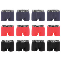 Lot de 12 boxers homme Smart