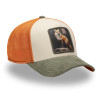 Casquette trucker avec filet souple en coton avec patch Foxy Boy Casquette trucker avec filet souple en coton avec patch Foxy Boy