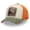 Casquette trucker avec filet souple en coton avec patch Foxy Boy Casquette trucker avec filet souple en coton avec patch Foxy Boy