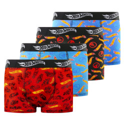Lot de 4 boxers enfant Hot Wheels