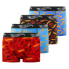 Lot de 4 boxers enfant Hot Wheels
