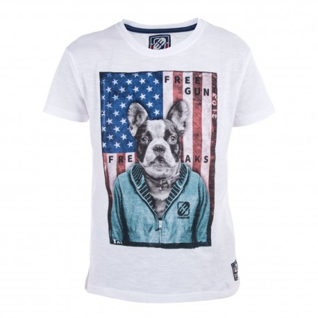 Tee Shirt Boyz Babyz Imprimé Dog Freegun.