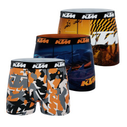 Lot de 3 boxers garçon Ktm Imprimé