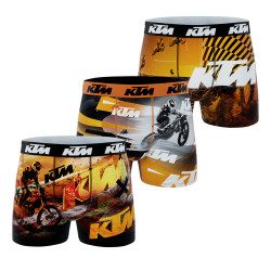 Lot de 3 Boxers garçon Cross KTM