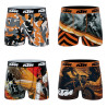Lot de 4 boxers garçon Ktm Imprimé Lot de 4 boxers garçon Ktm Imprimé