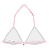 Maillot de bain 2 pièces fille haut triangle Noeud Fil d'argent