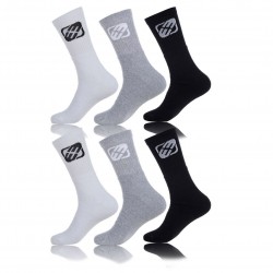 Lot de 6 paires de chaussettes homme Freegun Multicolores