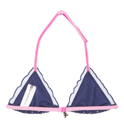 Maillot de bain fille 2 pièces triangle Pois