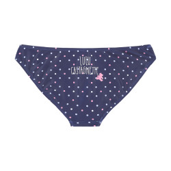Maillot de bain fille 2 pièces triangle Pois