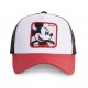 Casquette Capslab Disney Mickey blanc et rouge