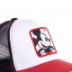 Casquette Capslab Disney Mickey blanc et rouge