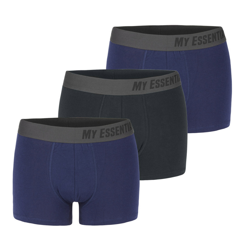 Lot de 3 Boxers homme en coton Bio uni Gots