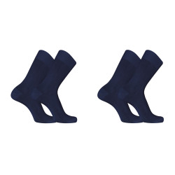 Lot de 2 Paires de chaussettes de ville en Fil d'Ecosse modèle 0110