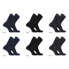 Lot de 6 Paires de chaussettes de ville en Fil d'Ecosse modèle 0110 Lot de 6 Paires de chaussettes de ville en Fil d'Ecosse modèle 0110