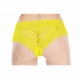 Boxer Dentelle Femme Miss Freegun Jaune