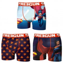 Lot de 3 Boxers Homme Superman Freegun