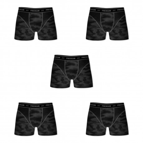 Lot de 5 Boxers homme FREEGUN AKTIV