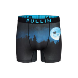 PULL IN Boxer long homme en lycra Fashion BMXPlus Noir et Bleu