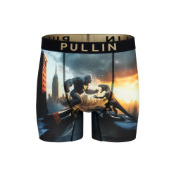 PULL IN Boxer long homme en lycra Fashion Jurassik Gris