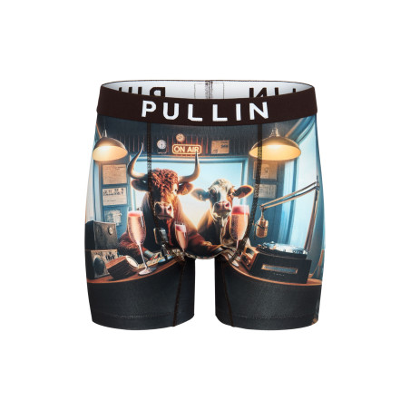 PULL IN Boxer long homme en lycra Fashion MadCow Marron